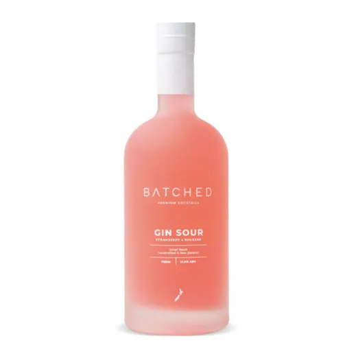 Picture of Batched Premium Cocktails Gin Sour Strawberry & Rhubarb 725ml