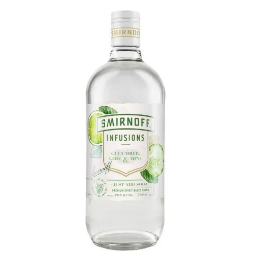 Picture of Smirnoff Infused Cucumber & Lime & Mint Vodka 700ml