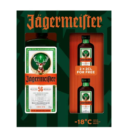 Picture of Jagermeister Liqueur & 2X20ML Gift Box 700ml