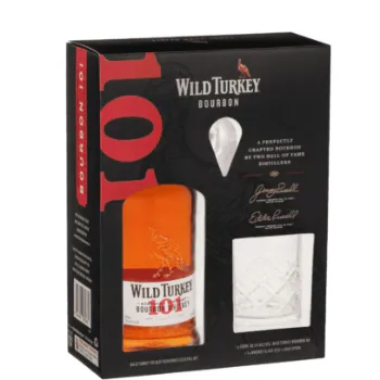 Picture of Wild Turkey 101 Proof Bourbon Gift Pack Gift Pack 700ml