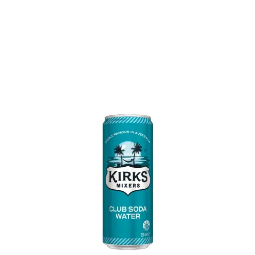 Picture of Kirks Soft Drink Soda Water Cans 250ml