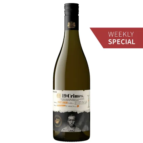 Picture of 19 Crimes Pinot Grigio 750ml